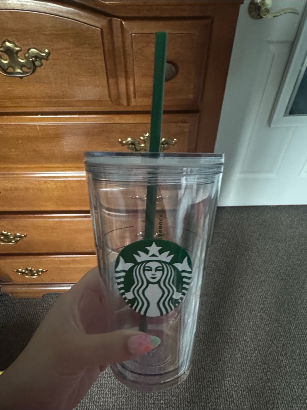 Starbucks 16 oz Cold Cup Tumber with Straw